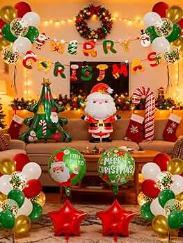 Amazon | クリスマス バルーン 60点セット 風船 飾り付け クリスマス Amazon | クリスマス バルーン 60点セット 風船 飾り付け クリスマス